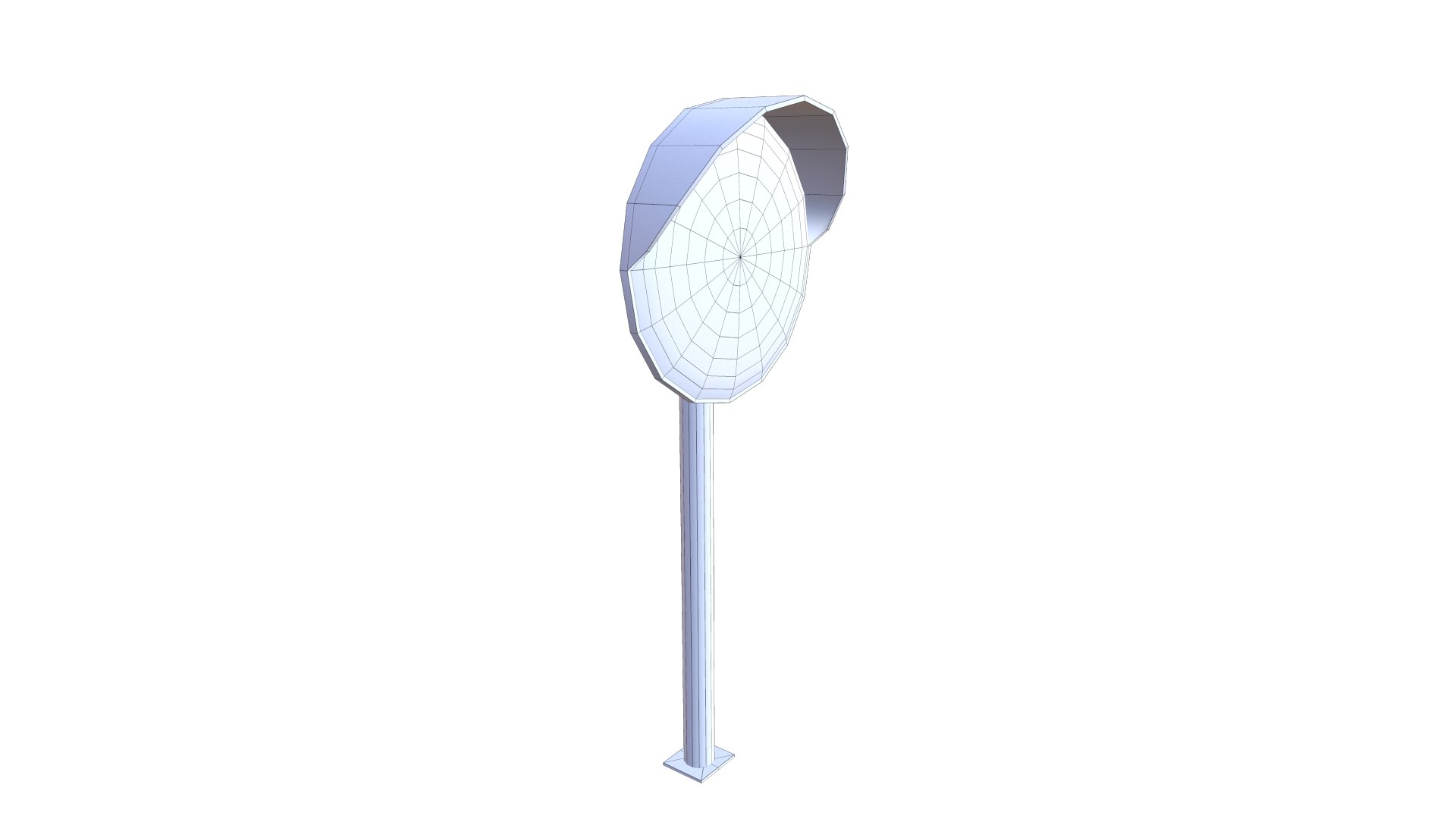 Convex Mirror 3D https://p.turbosquid.com/ts-thumb/cZ/9jw20r/t8/wireframe2/png/1626867635/1920x1080/fit_q87/f4a13c6ccf0f53fb7000cd2d6d7d132ec404ec49/wireframe2.jpg