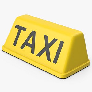 Yellow Taxi Rooftop Lamp