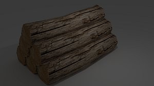 3d model tree logs
