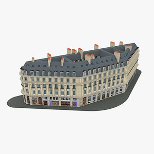 Paris Apartment Haussmann Building 01