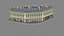 Paris Apartment Haussmann Building 01 3D model