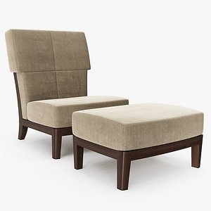 Jiun Ho - Ceylon chair and ottoman