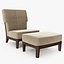 Jiun Ho - Ceylon chair and ottoman