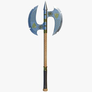 3D Battle Axe - Medieval Weapon