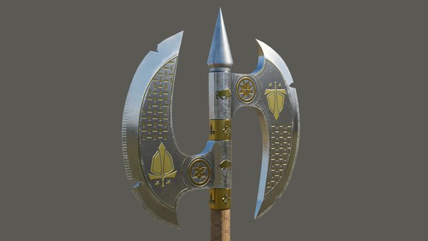 3D Battle Axe - Medieval Weapon - TurboSquid 1816006