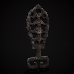 Viking Pendant Key 3D model