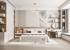 3D Modern bedroom
