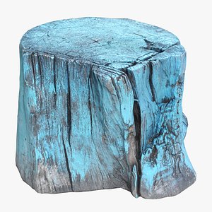 Painted Stump 3D