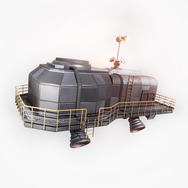 modelo 3d Nave espacial de la Compañía Letal - TurboSquid 2330329