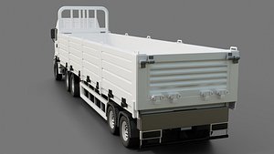 Volkswagen Constellation Flatbed Truck 3D