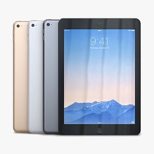 3d model apple ipad air 2