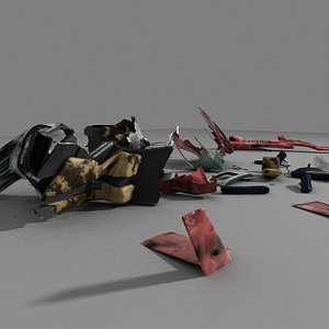Helicopter Debris