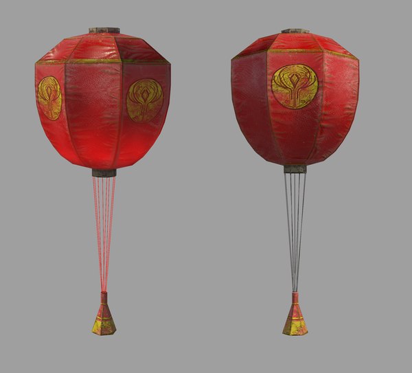 3D balloon pbr emissive