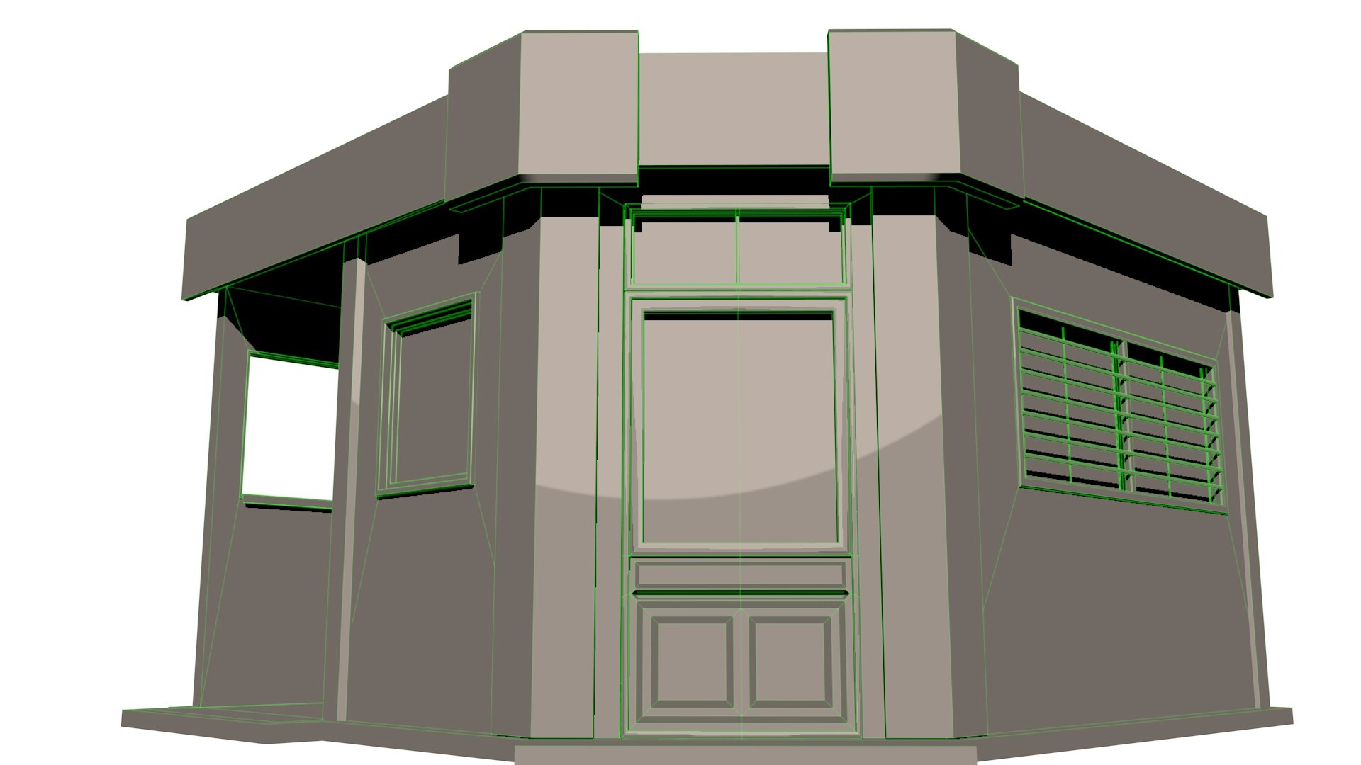 Free Single Shop - Free Model - TurboSquid 2289712
