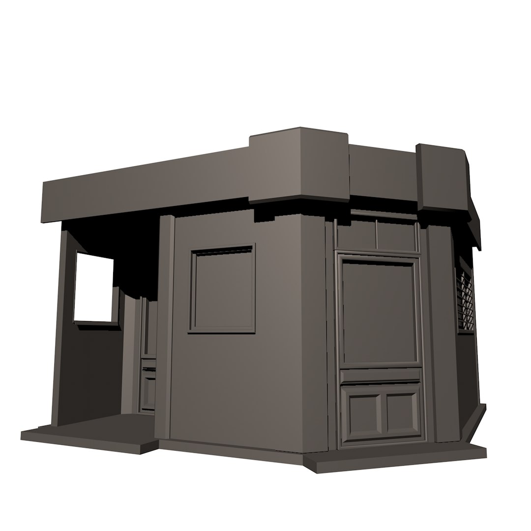 Free Single Shop - Free Model - TurboSquid 2289712
