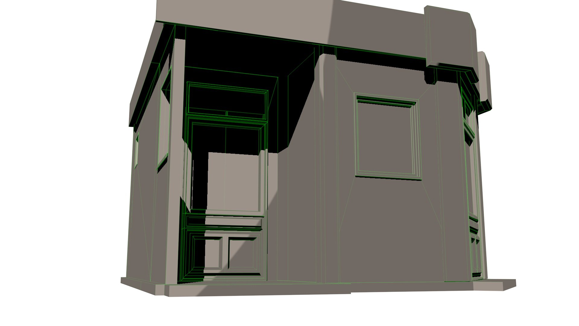Free Single Shop - Free Model - TurboSquid 2289712