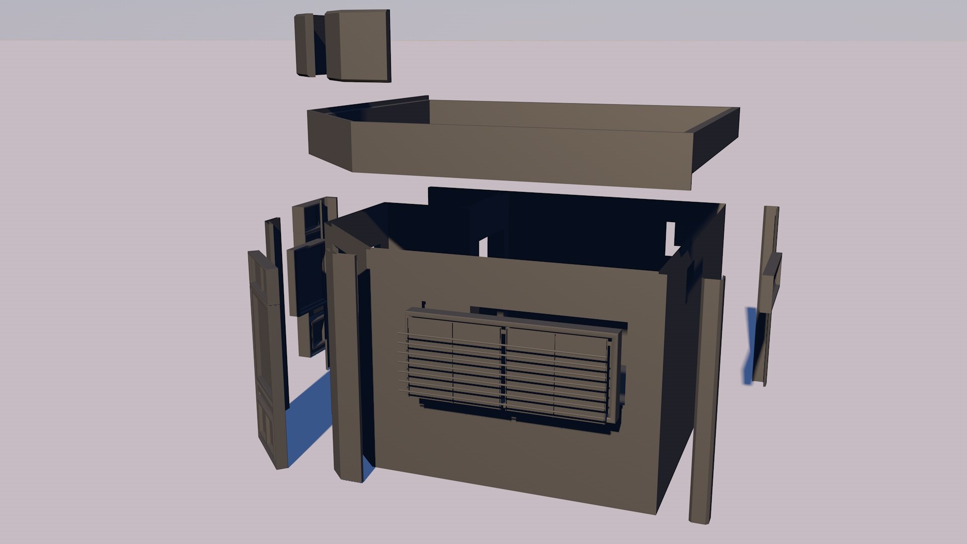 Free Single Shop - Free Model - TurboSquid 2289712