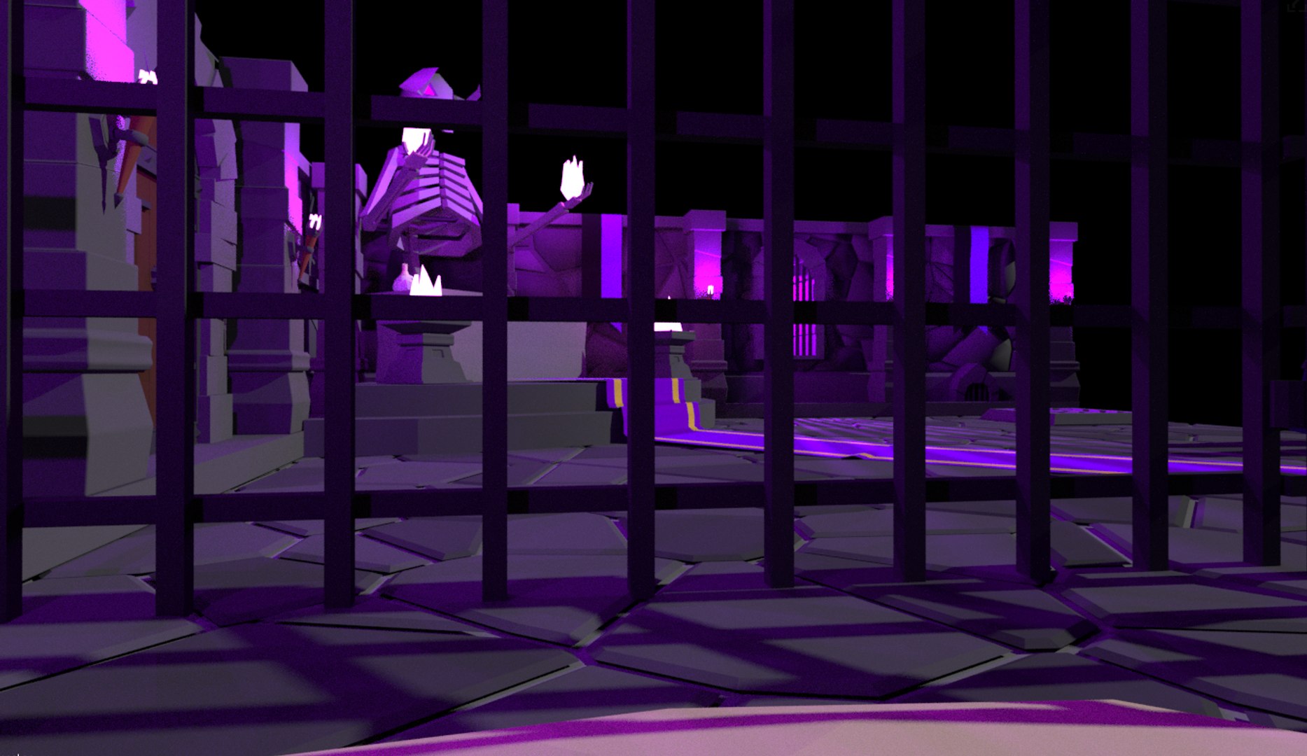 Dungeon Purple 3D - TurboSquid 1410305