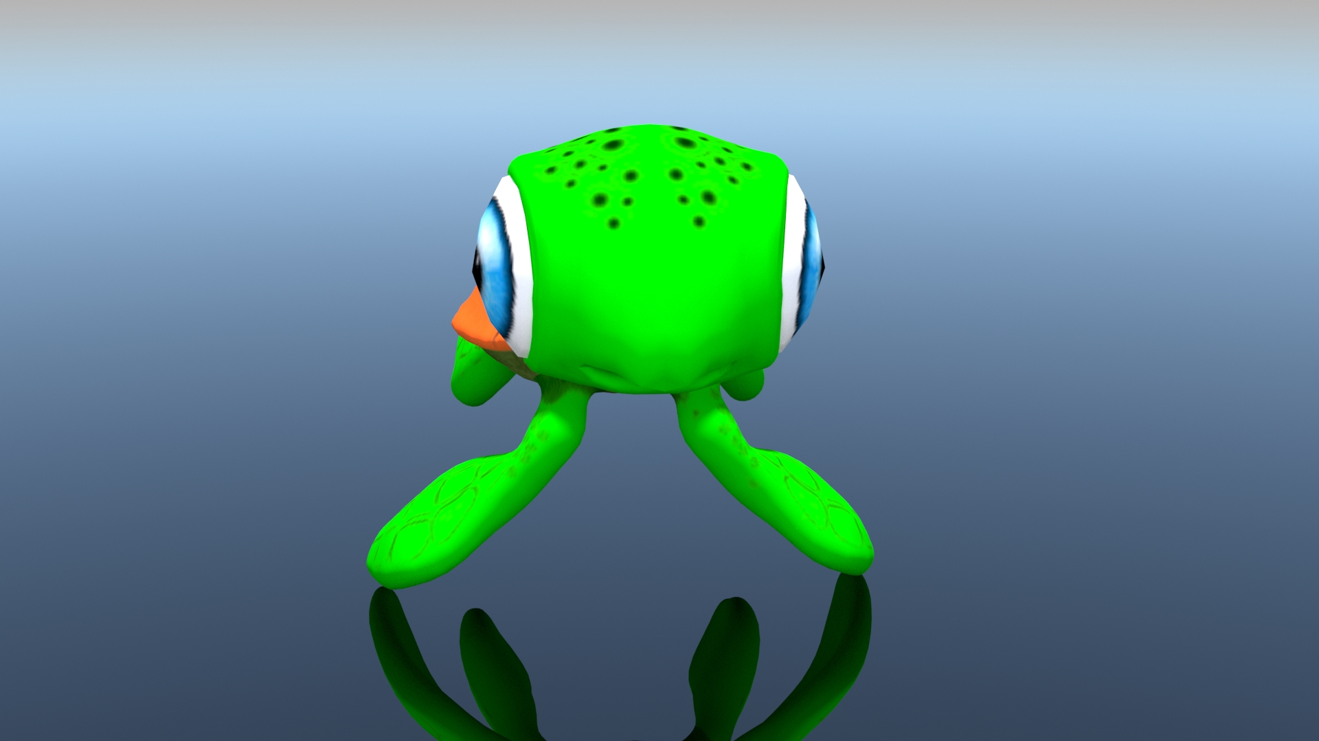 Cartoon turtle 3D model - TurboSquid 1149918