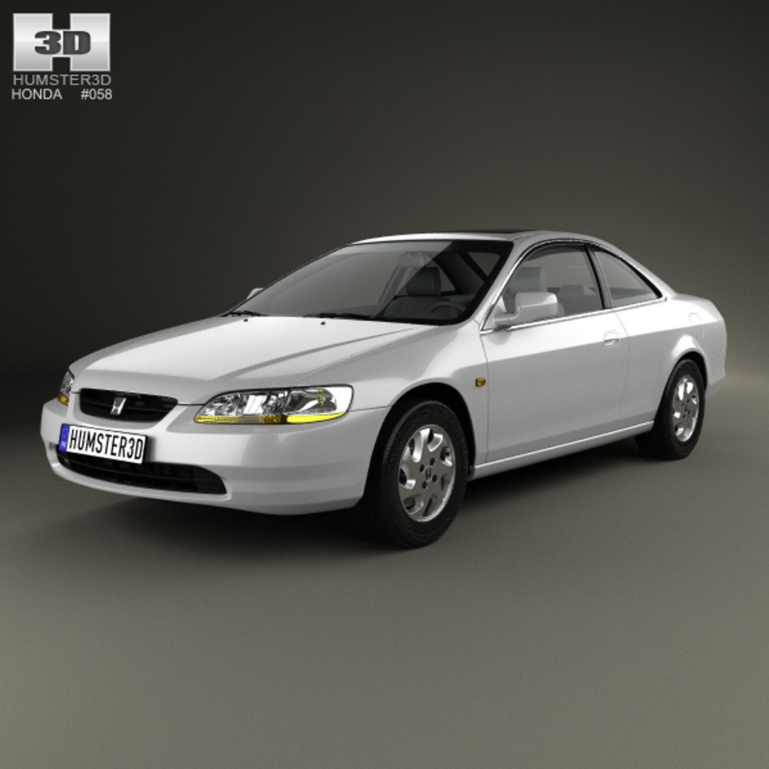modelo 3d Honda Accord Coupé 1998 TurboSquid 1142325