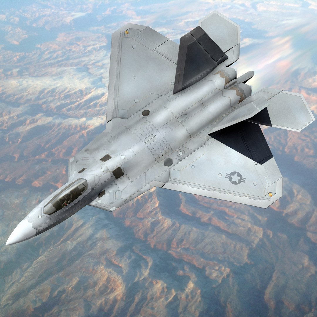 F-22 Raptor 3d Model