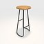Bar Stool 8 3D model