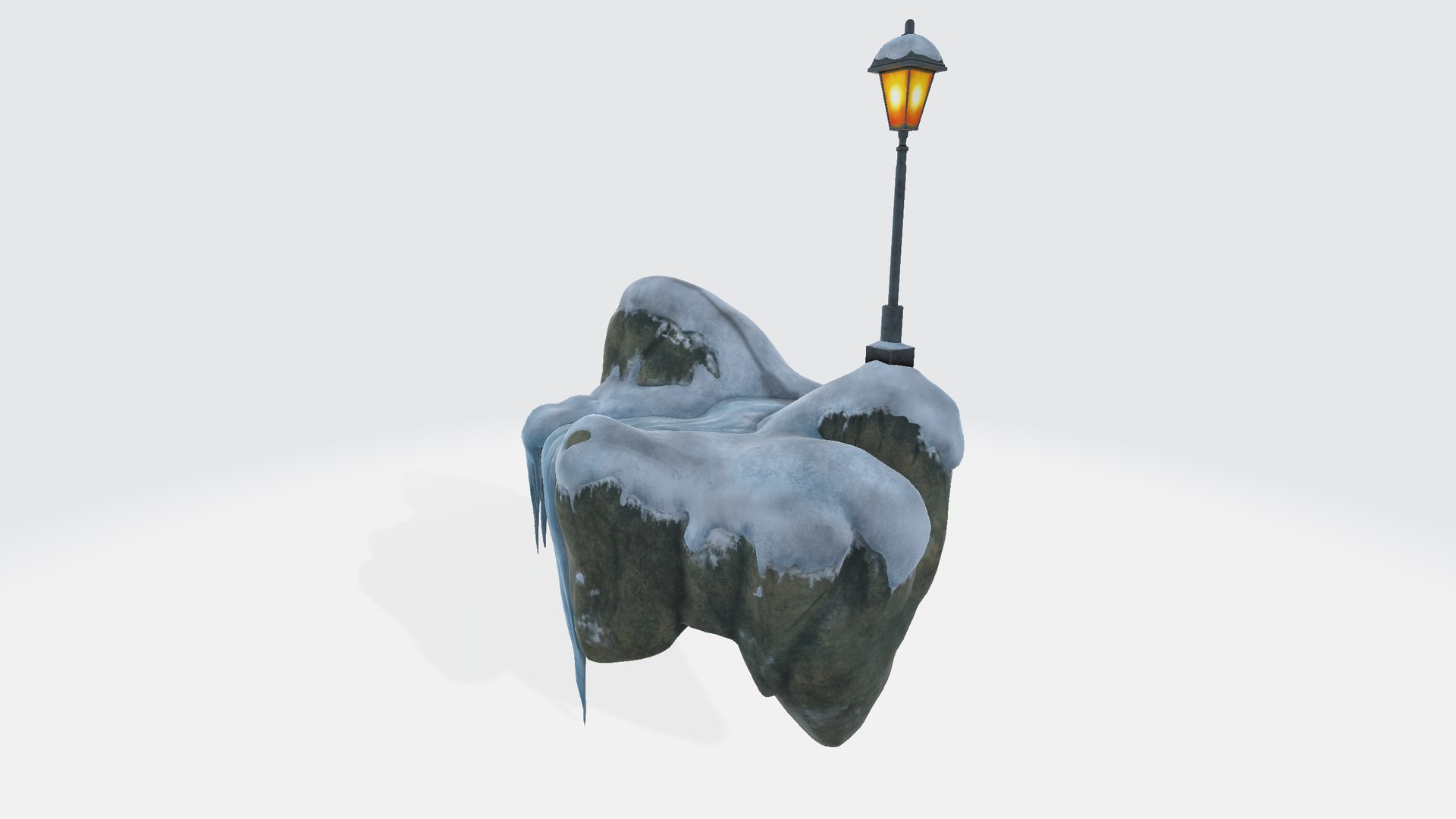 Create Snow Scene 3D Model - TurboSquid 1493726
