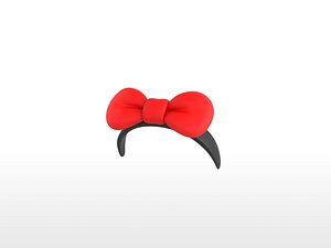 3D Headband010 Bow