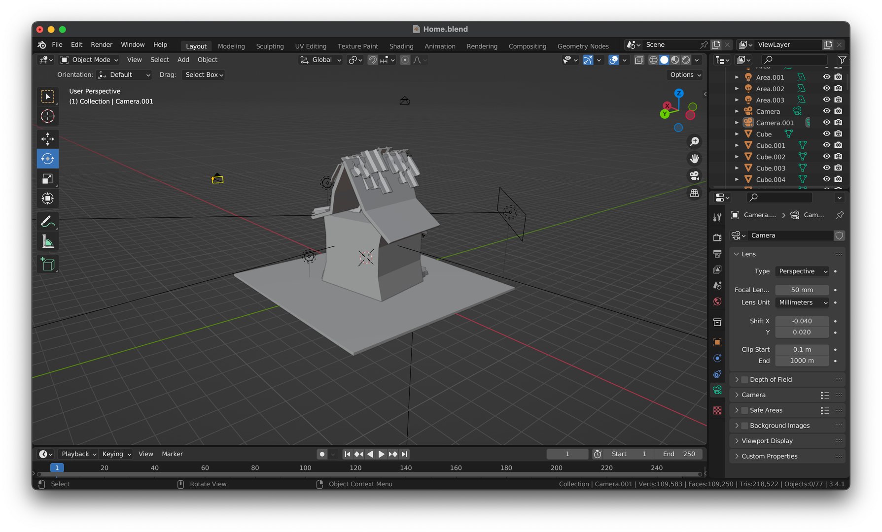Witch House Blender Model 3D - TurboSquid 2052968