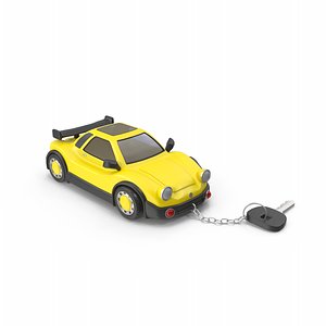 Car and Key 3D