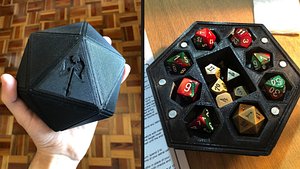 dice games boxes ico 3D model