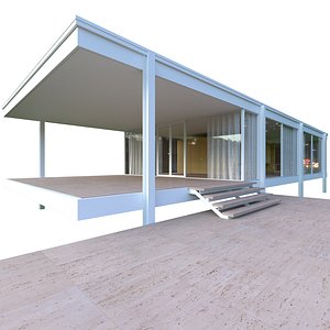 3D FarnsworthHouse model