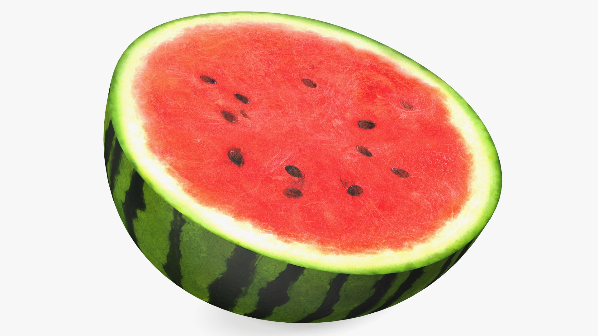Half Watermelon 3D model preview