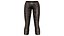 Pantacourt en cuir noir