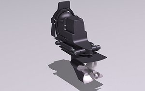 outboard motor 3D model