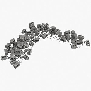 Concrete Block Debris 2 model