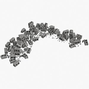 Concrete Block Debris 2