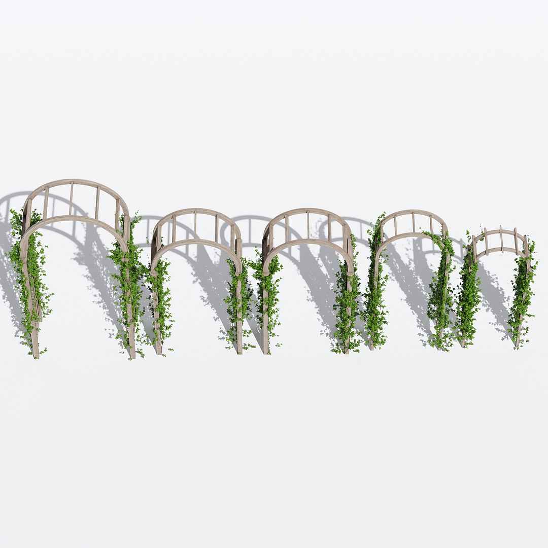 3D Garden Arches - TurboSquid 1272368