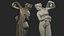 3d model marble aphrodite kallipygos