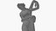 3d model marble aphrodite kallipygos