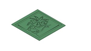 Unicorn and Palm Tree Decorative Wall Art Casting Mold
