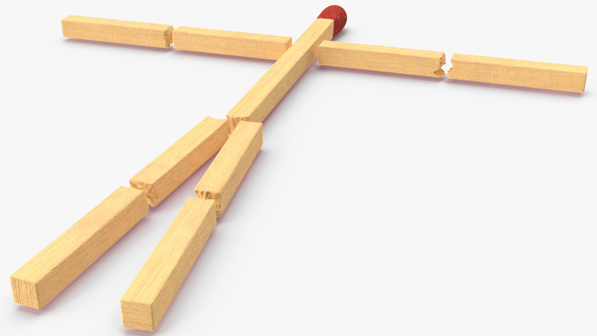 3D Matchstick Man Rigged - TurboSquid 2027734