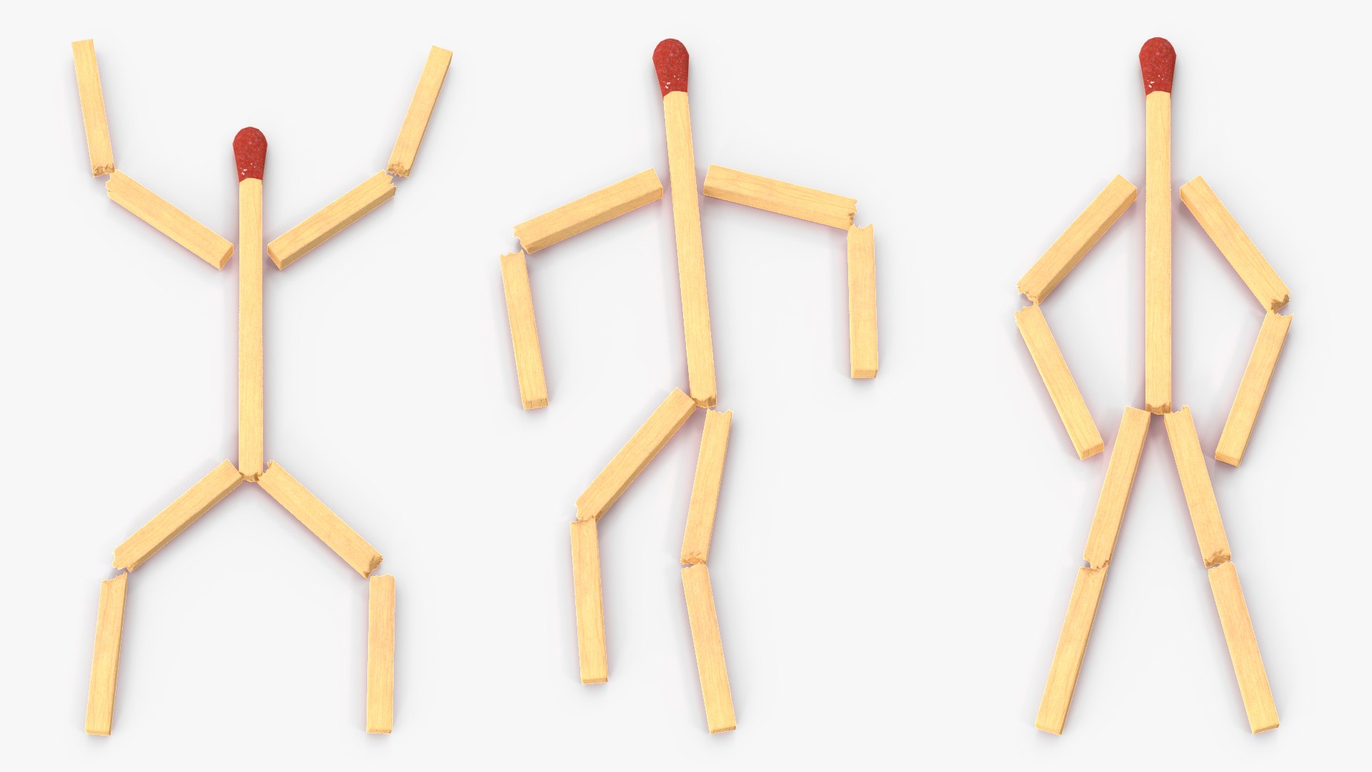 3D Matchstick Man Rigged - TurboSquid 2027734