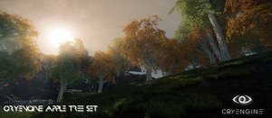 CRYENGINE Ash Tree Set