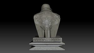 3D Zombie Biker High Poly for 3d Print