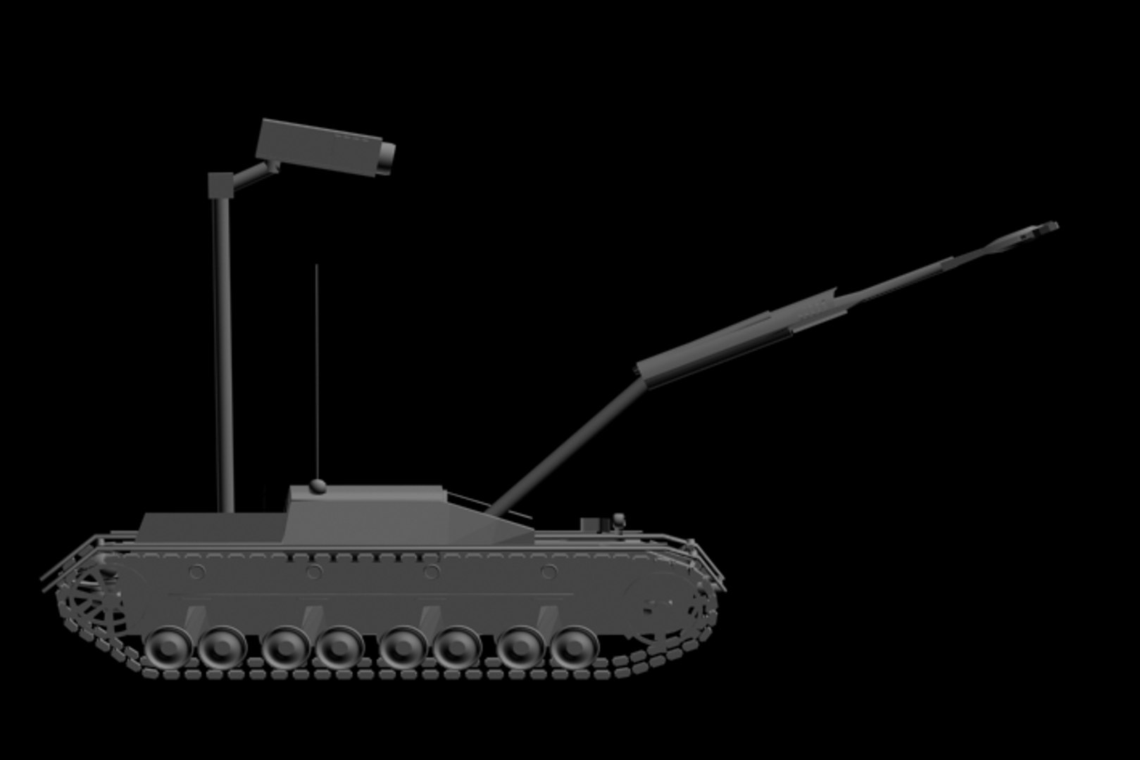3d Robot Bomb Squad Rover Model