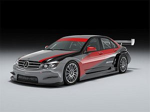 3ds max dtm mercedes c-class