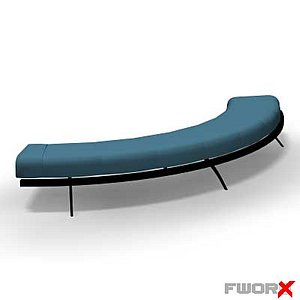 3d model chair waiting