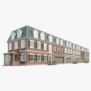 3D model Classic Residential Building