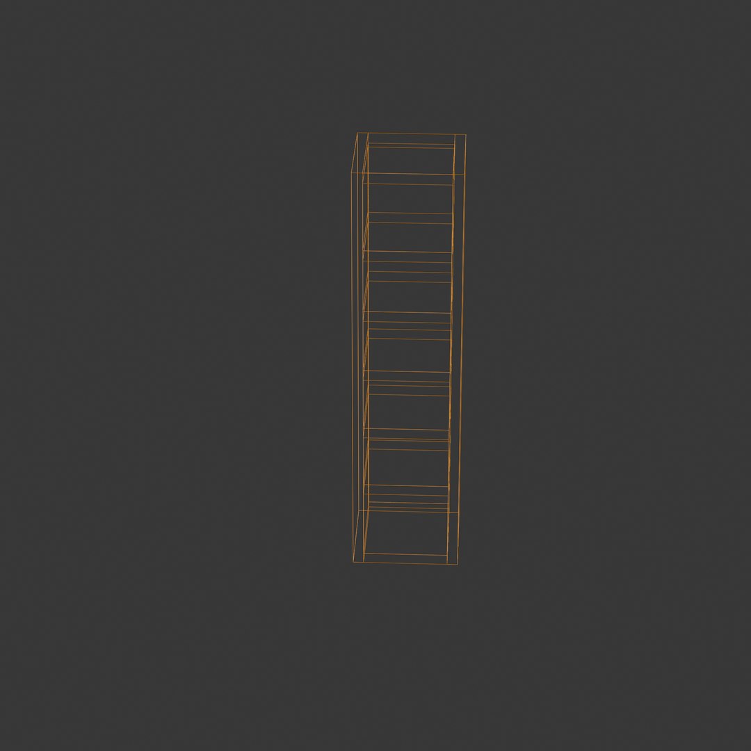 3D Model Low Poly Wardrobe Wood - TurboSquid 2631348